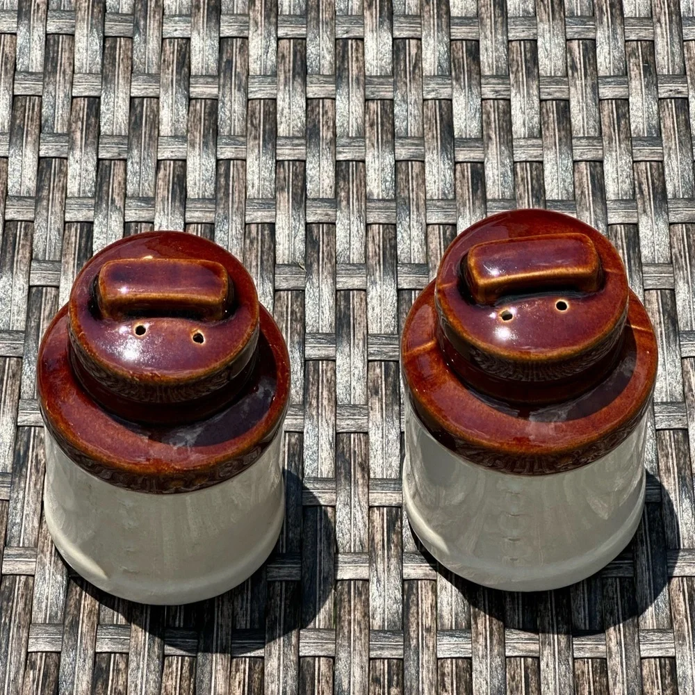 Vintage Milk Can Salt and Pepper Shakers (No Stoppers)